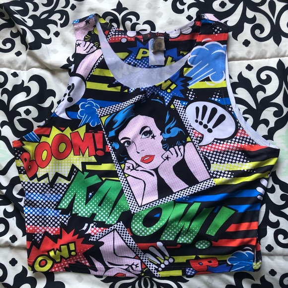 Colorful Superhero Tank Top - Picture 1 of 2